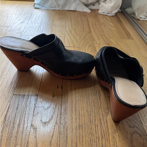 Veronica Beard Hendrix Buckled Clogs - Picture 5 of 6